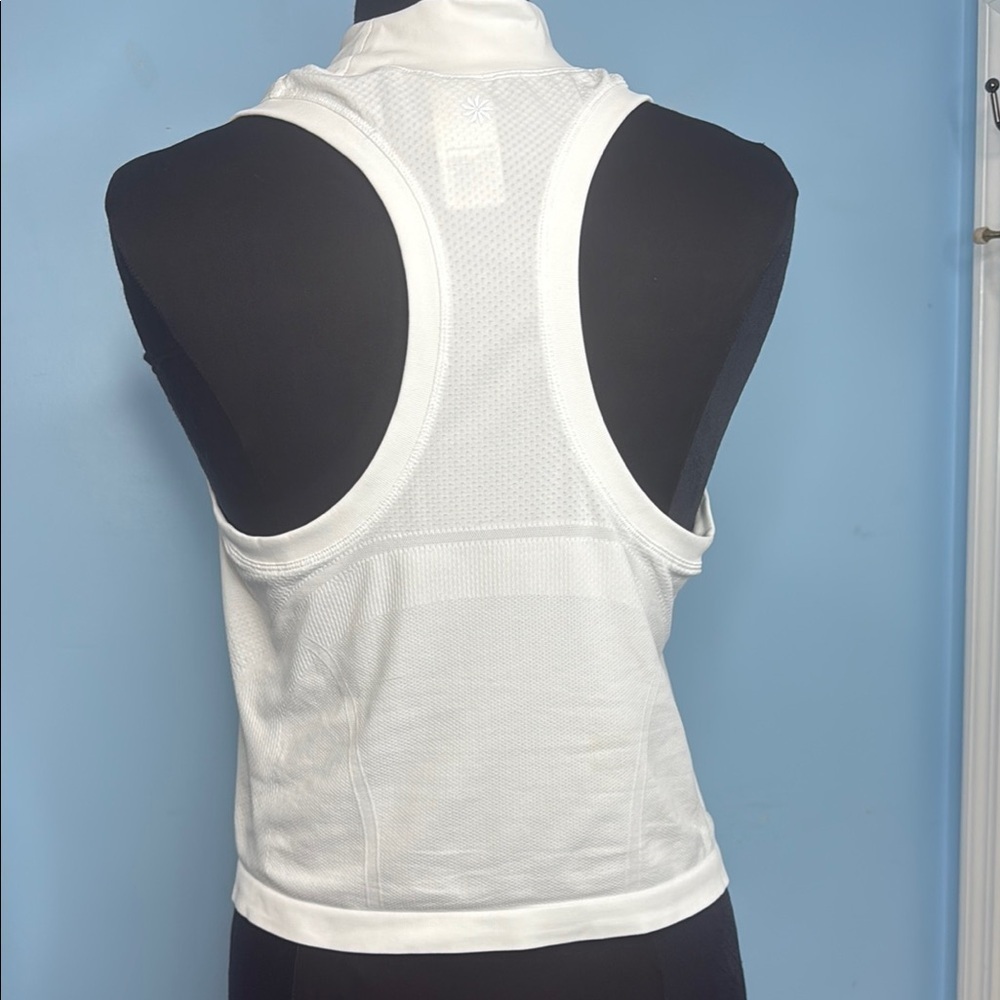Athleta Momentum Seamless Mock Tank White Size L - Picture 5 of 9